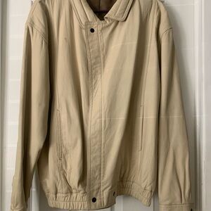 Classic Beige Men's Puffer Jacket